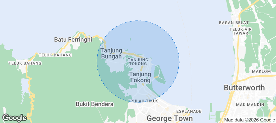 Bandar Tanjung Tokong Airbnb map